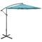 10ft. Offset Outdoor Patio Umbrella with Hand Crank